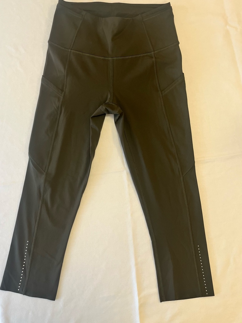 lululemon athletica Olive Green High-Rise Workout Leggings